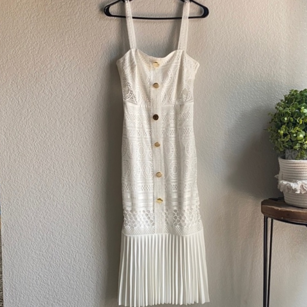 Midi Trumpet Crotchet Dress